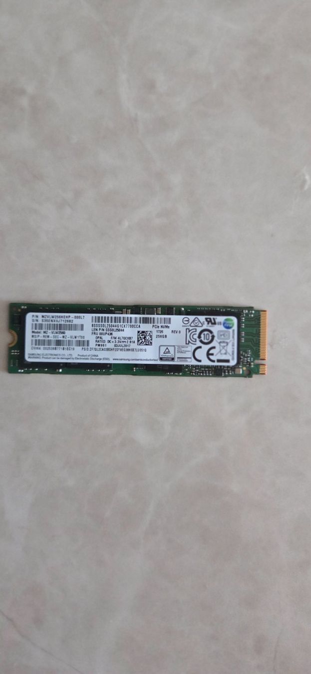 Samsung Disques durs: Samsung 256GB SSD NVMe – D'occasion à Zihlschlacht par vogelgrip