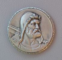 SCHÜTZENMEDAILLE WILHELM TELL EHRENMEDAILLE 1969 SILBER 800