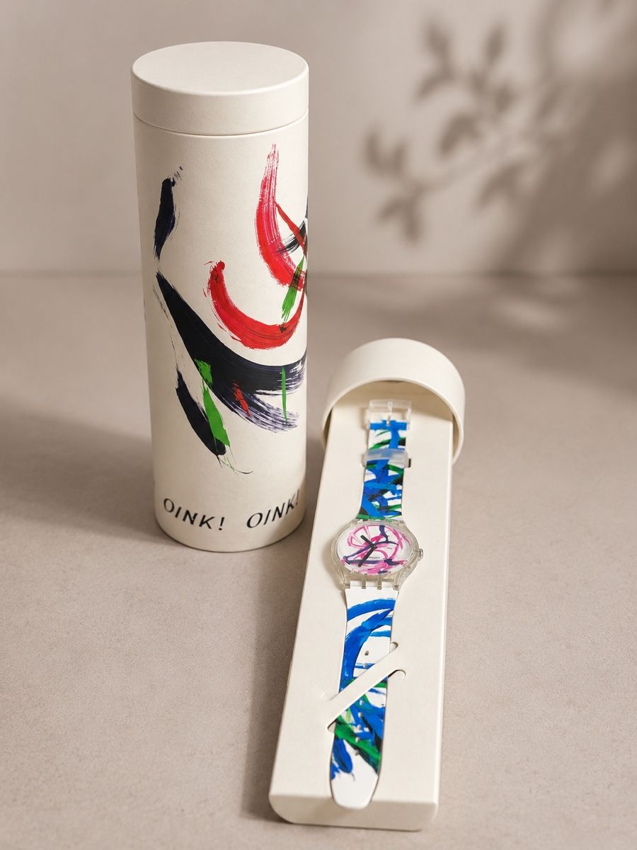 Swatch Orologi: FLYING PIG BY MS. PIGCASSO SUOZ299S – Nuovo e nell'imballaggio originale da Worb venduto da Peppebatta 2