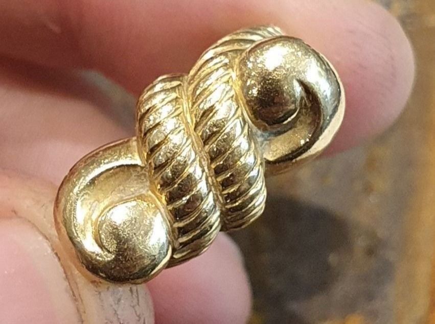Ringe: Römischer Ring 18 Karat Gold 750 – Gebraucht aus Unterägeri von Altgoldschmuck 2