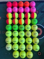 60 farbige Golfbälle Srixon, farbig, guter Zustand