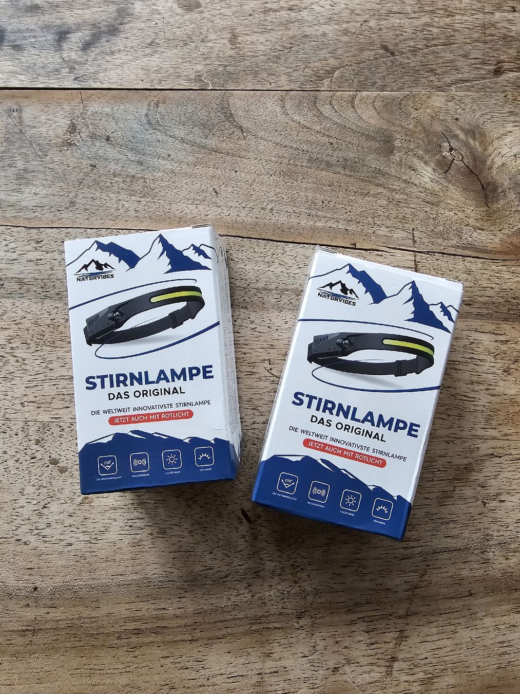 Lampade: Stirnlampe 2er-Set NatureVibes – Nuovo e nell'imballaggio originale da Wald ZH venduto da Grappe