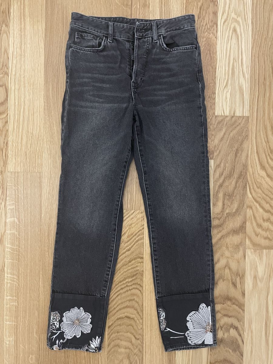 H&M Jeans: H&M jeans high waist 26 grau – Usato da uster venduto da 2017c