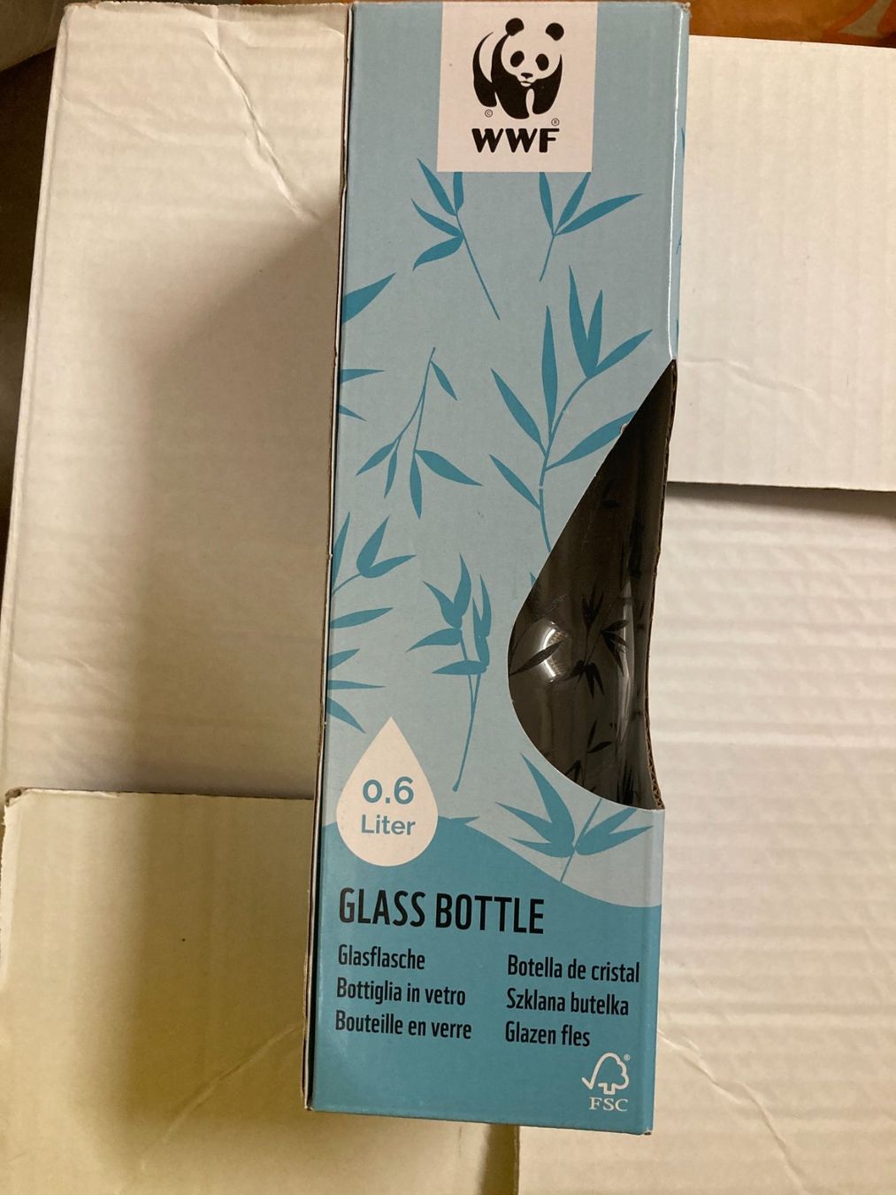 Coop Altro in Stoviglie & Bicchieri: WWF Glasflasche coop Trophy 0.6 Liter – Nuovo e nell'imballaggio originale da Wallisellen venduto da ASZT 5