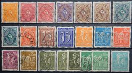 Deutsches Reich ex. Kat. 180-245 */gest. 1921/22