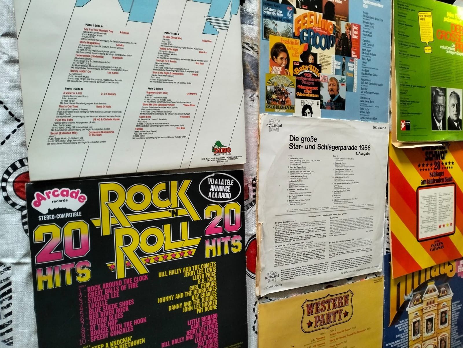 Schallplatten: Sammlung 8 LP's mit Rock/Pop/Schlager/Country – Gebraucht aus Ennetmoos von Billi20 3