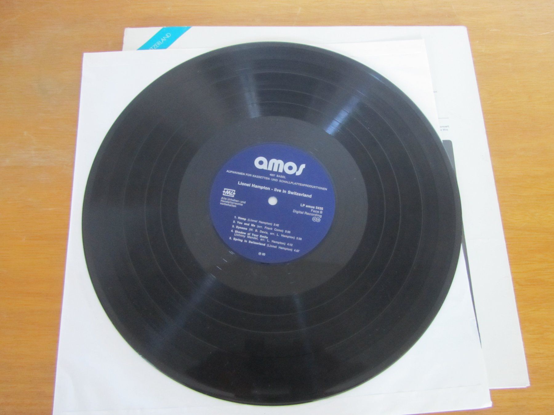 Dischi in vinile: LIONEL HAMPTON:  Live in Swtzerland – Usato da Seengen venduto da mikelele 5
