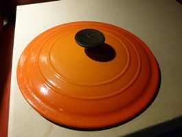 Topfdeckel Le Creuset, Gr. D, orange