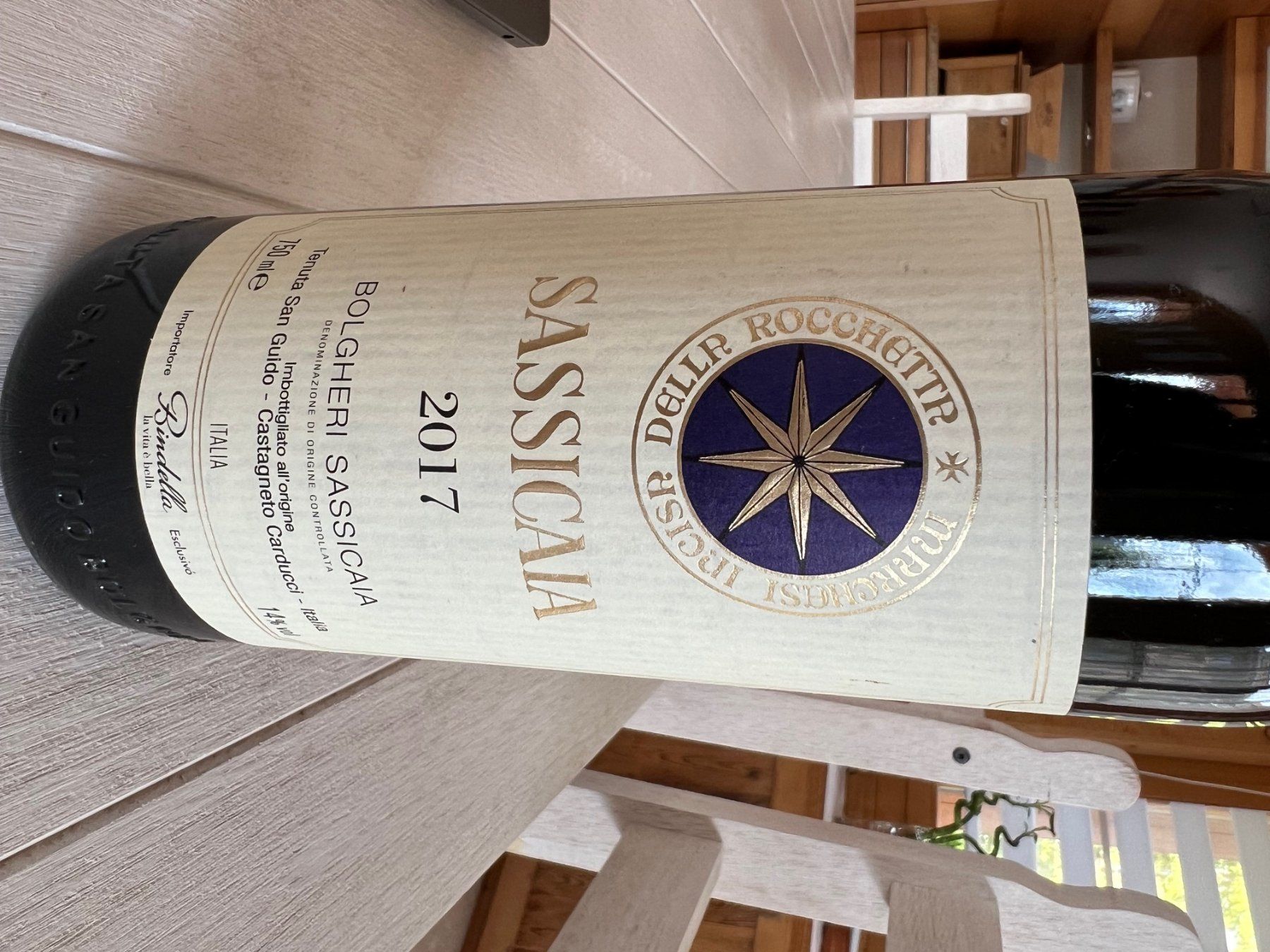 Sassicaia Vino: Sassicaia 2017 – Usato da Leysin venduto da Plongeurfou