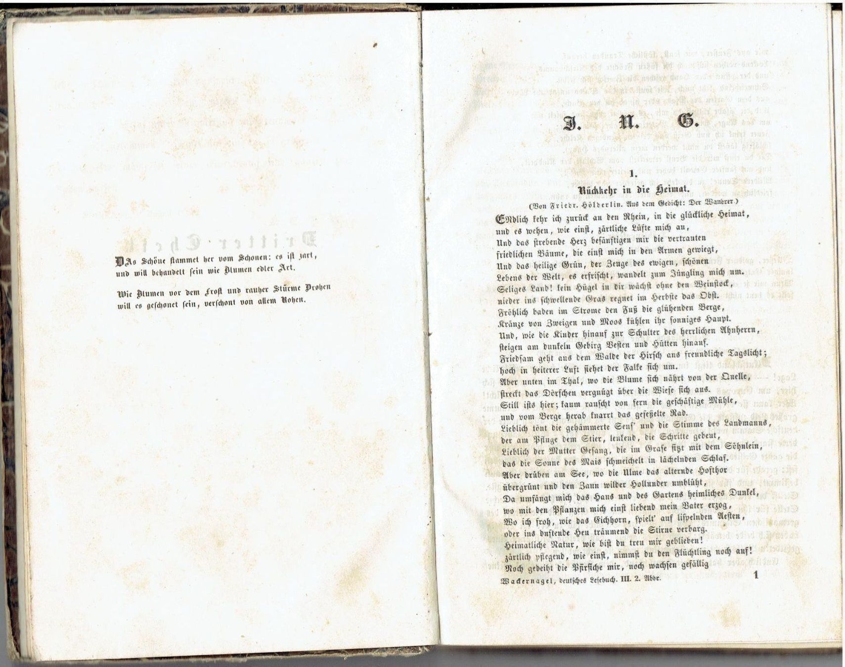 Libri: Deutsches Lesebuch, 1843 – Usato da Flims - Dorf venduto da Stagediver 1