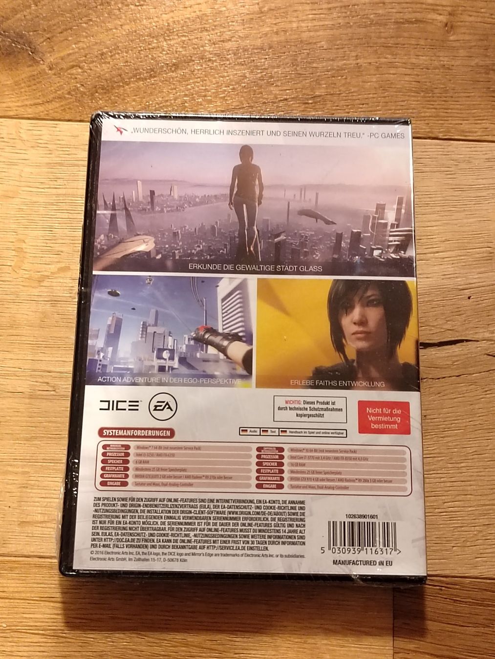 Jeux: Mirror's Edge Catalyst PC - Blister neu DE – D'occasion à Fribourg par Nooky 1