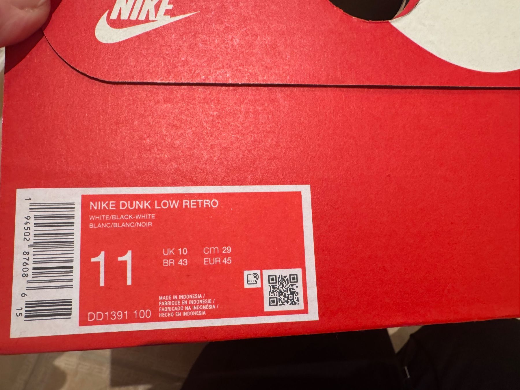 Nike Scarpe da uomo: Nike neue dunk low retro Sneakers, 45 – Nuovo e nell'imballaggio originale da Klingnau venduto da Markus14 5