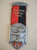 1943 Schützenfest Auszeichnung Medaille Kranz Rorschach