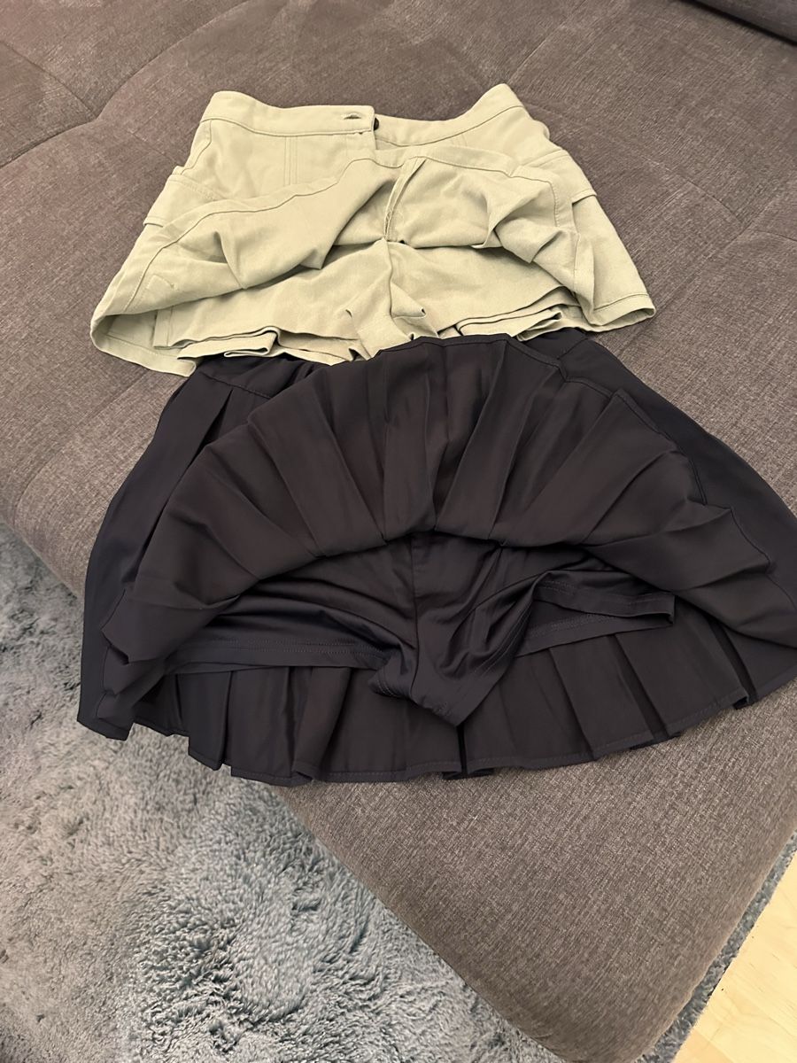 Röcke: Rock-Set: Sommerröcke, Mini, Gr. S, Khaki & Navy, – Gebraucht aus Schöfflisdorf von Katrins02 1