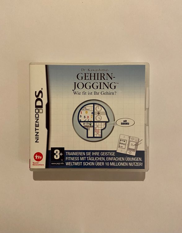 Nintendo Spiele: Nintendo DS Gehirnjogging Schachtel – Gebraucht aus Wädenswil von xxlchlinelxx