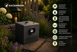 Katzenwehr „der Katzenschreck mit Wasserstrahl“
