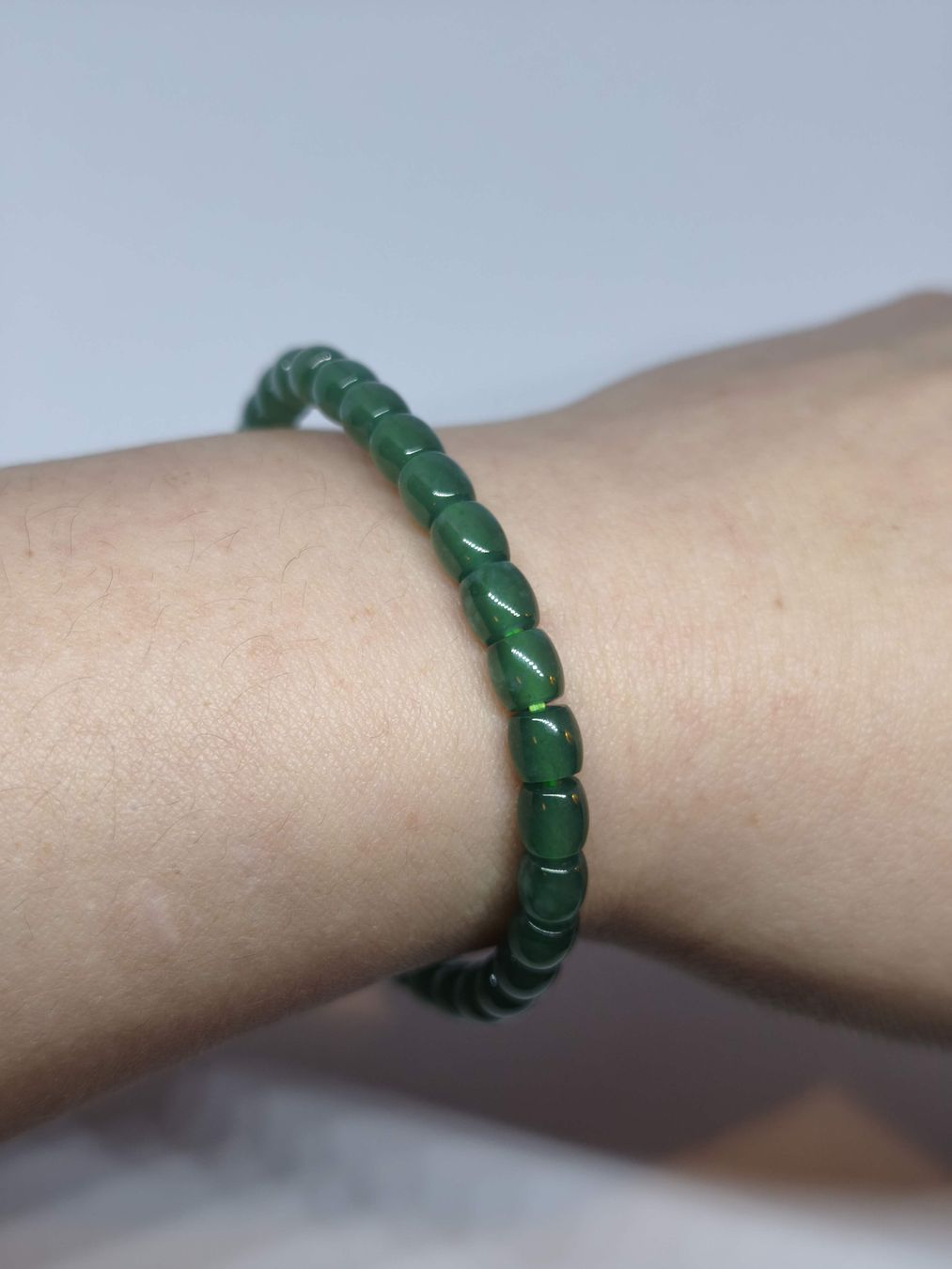 Bracciali & Braccialetti: Burmese Jade Armband, Durchmesser ca. 6cm – Nuovo (secondo la descrizione) da St. Gallen venduto da GIULESGG 1