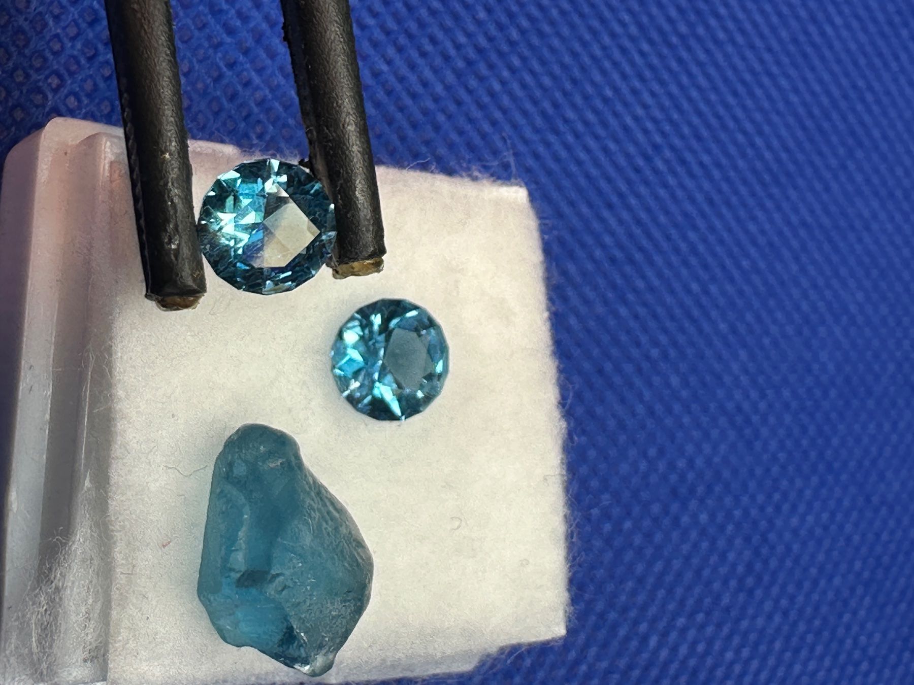 Pietre preziose: 2x Topas Blue Natürlich – Nuovo (secondo la descrizione) da Grenchen venduto da edi_gr 4