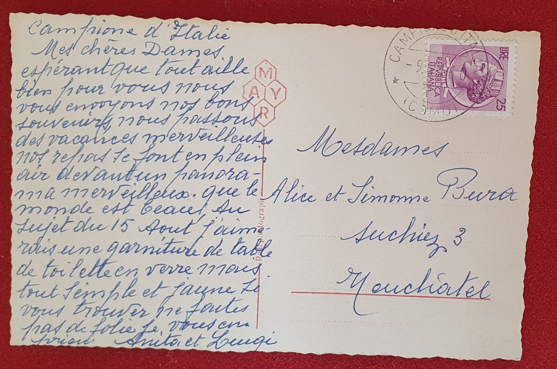 Cartoline postali: Campione  - Caratteristico Carro ticinese. – Usato da Kreuzlingen venduto da Rschweiz1 1