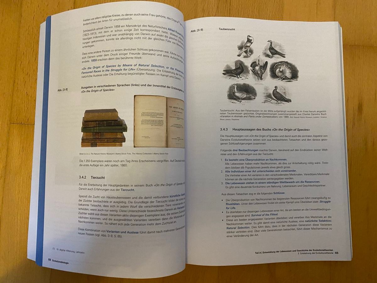 Bücher: Compendio: Evolutionsbiologie – Gebraucht aus Zürich von gia_rbw6 3