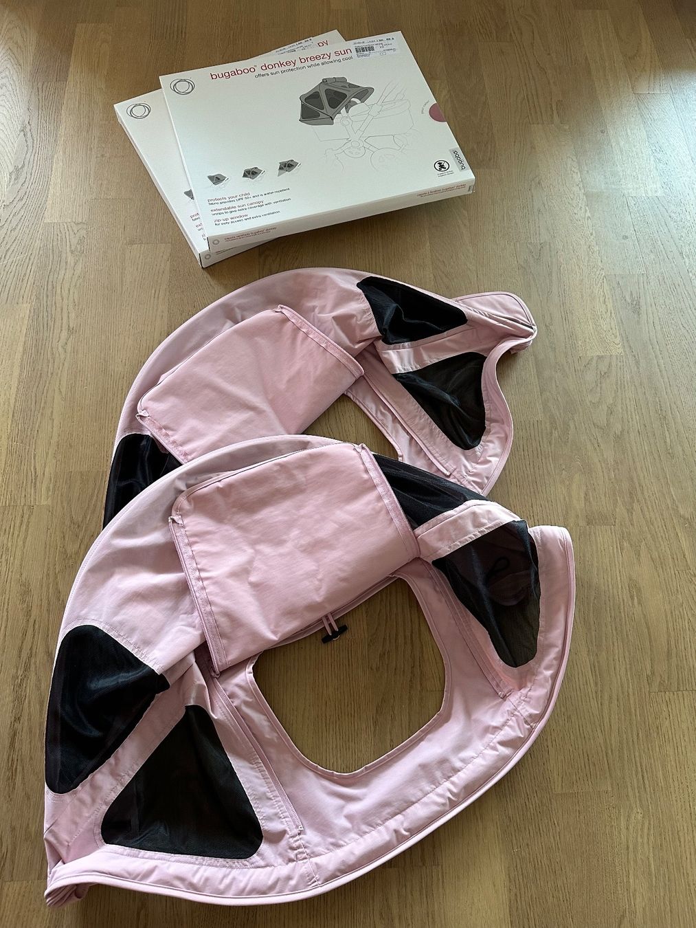 Bugaboo Carrozzine: New Bugaboo Donkey2 Breezy Sun Canopy - Soft Pink – Nuovo (secondo la descrizione) da Oberwil b. Zug venduto da pHO3NiX 1
