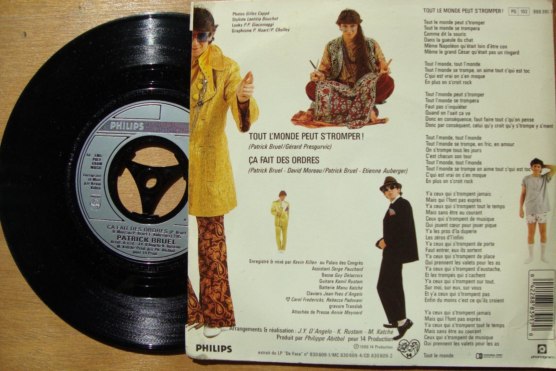 Dischi in vinile: PATRICK BRUEL -TOUT LE MONDE PEUT SE TRO – Usato da Bern venduto da Uli_10_11 1