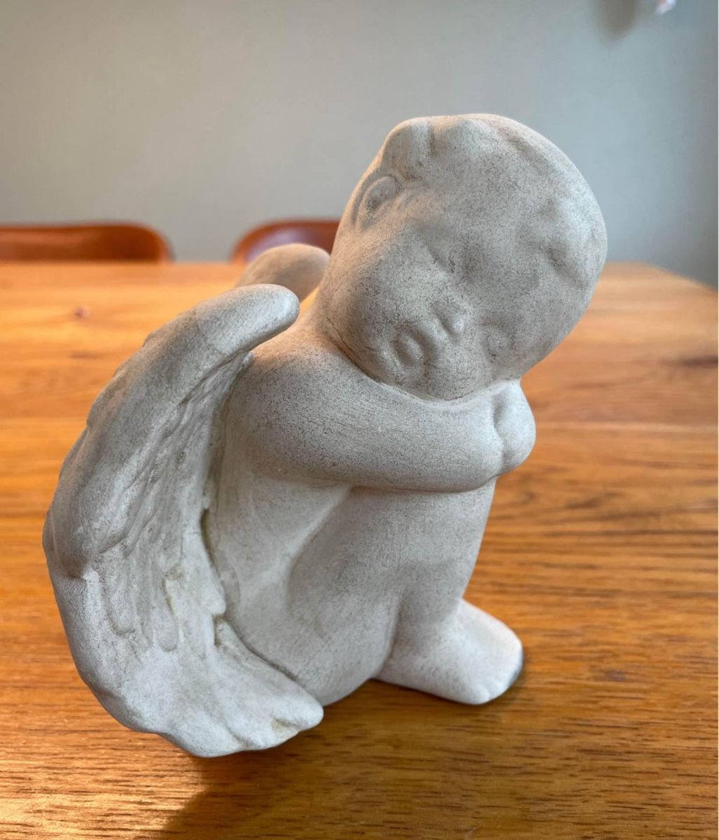 Statuette: Engel Schutzengel ca 13cm – Usato da Niederbüren venduto da Oetschli 1