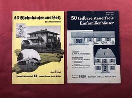 25 wohnhauser aus Holz - 50 teilbare Einfamilienhauser