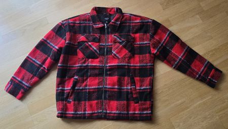 Smog karierter Jacke rot/schwarz Grösse XL neuwertig