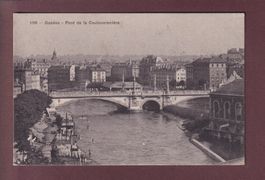 GENEVE - Pont de la Coulouvrenière - 1914
