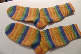 handgestrickte Socken Grösse 38/39