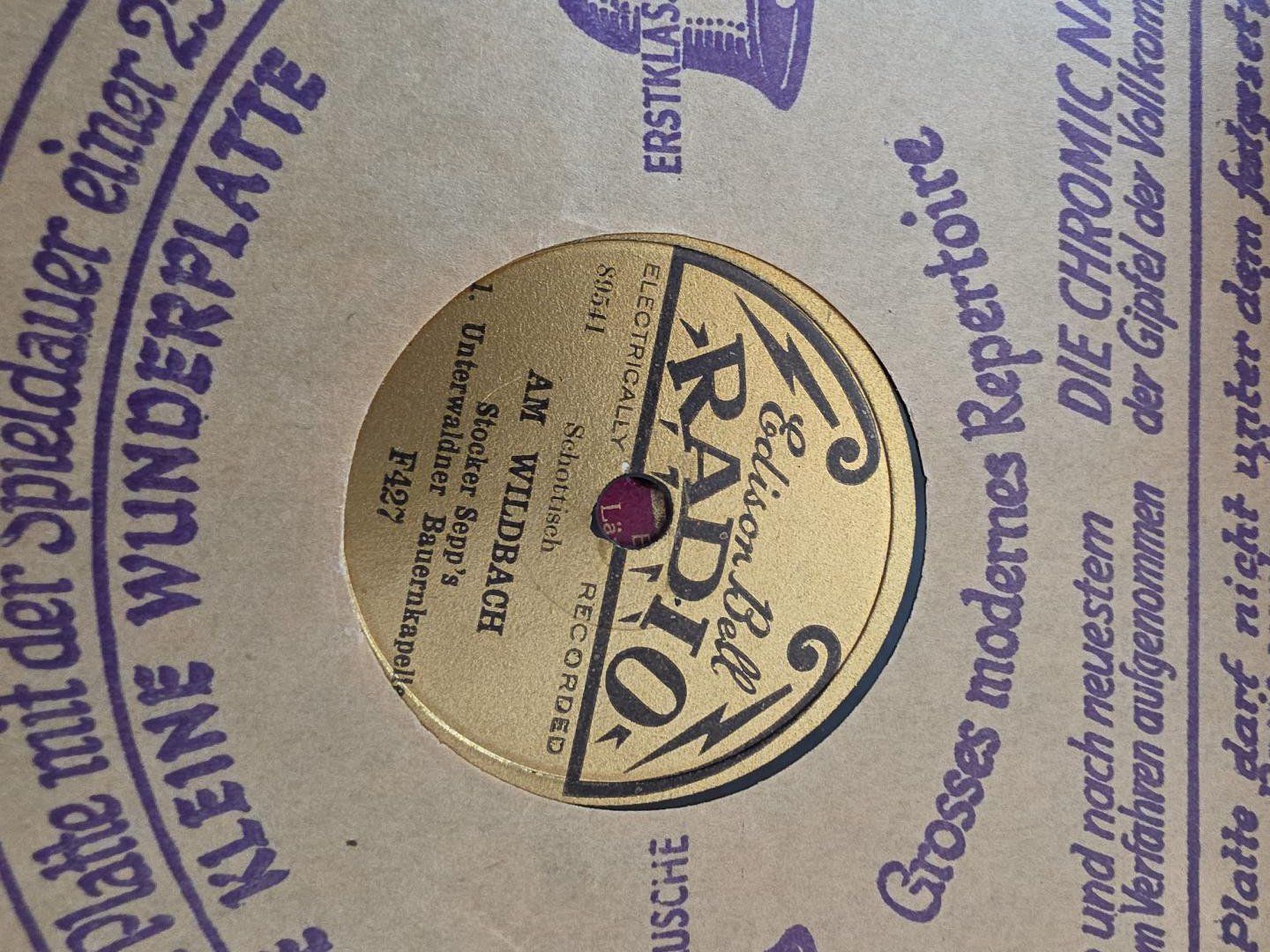 Schallplatten: 9 Schellackplatten – Stocker Sepp – Gebraucht aus Nassen von murancha 3