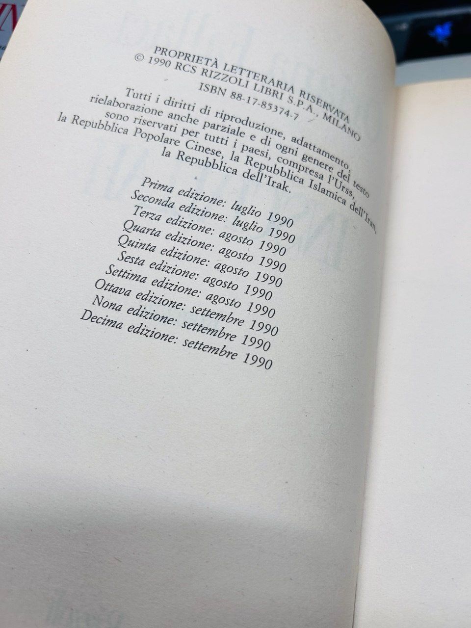 Libri: Oriana Fallaci - Insciallah / Libro - 1990 – Usato da Giubiasco venduto da LorisVale 5