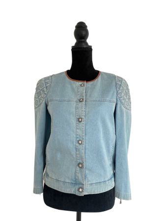 Louis Vuitton LV Monogramm Jeansjacke Jacke