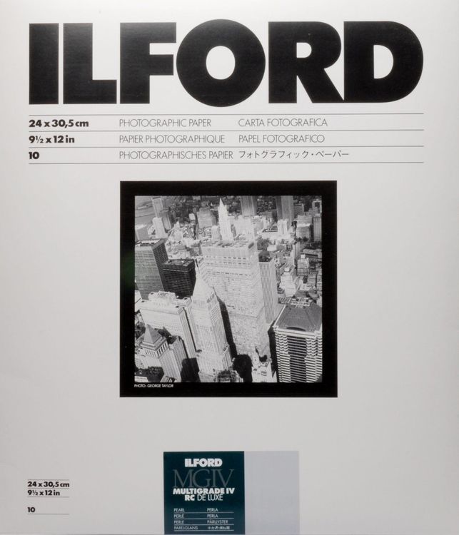 Ilford 1x 10 MG RC DL 44M 24x30 - Papier Photo Feuille