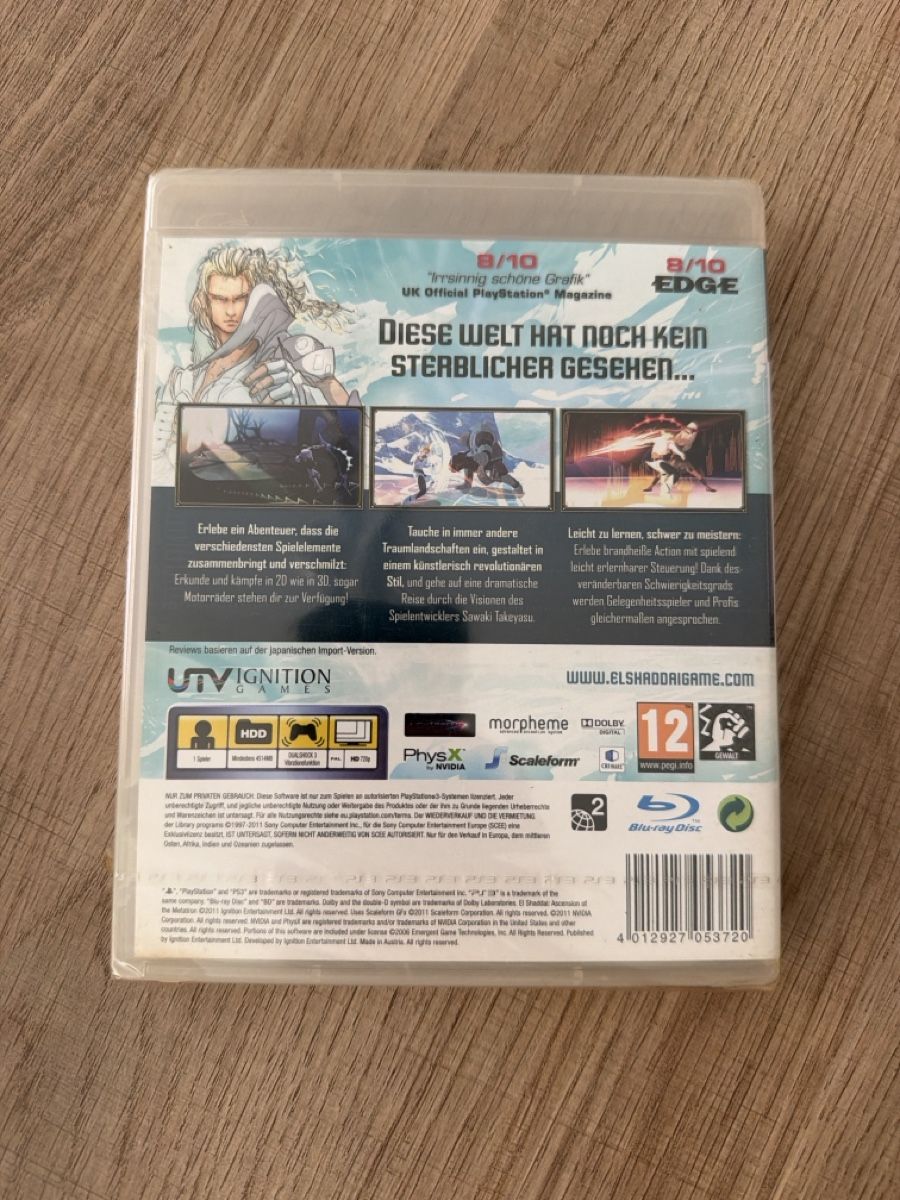 Jeux: El Shaddai Ps3 Neu&Sealed – Neuf avec emballage d'origine à Hagendorn par masterchieff 1