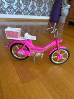 Barbie Mofa pink mit Korb Spielzeug guter Zustand