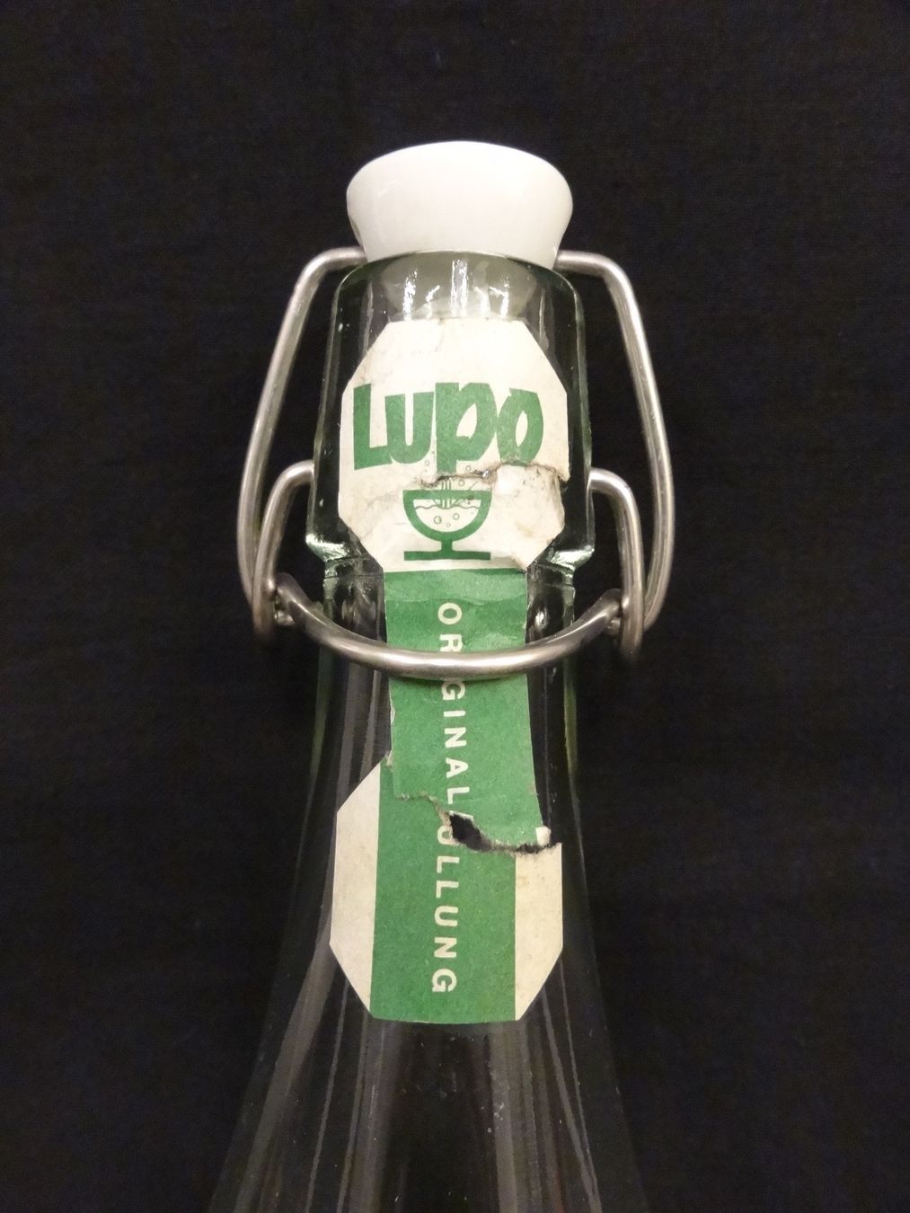 Bicchieri, Caraffe & Bottiglie: alte Flasche LUPO LIMONADE 1965 – Usato da Kerzers venduto da Flaschenposten 5