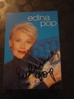 Edina Pop - handsignierte Autogrammkarte 🎶
