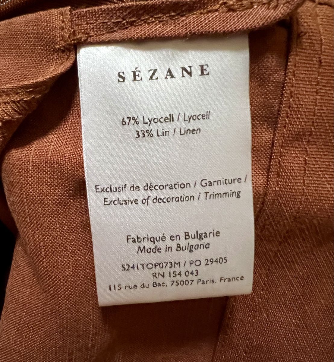 Sezane Tops: Sézane Dixie Top, Gr. 36, neu – Neuf avec emballage d'origine à Birsfelden par msn_6qk2 5