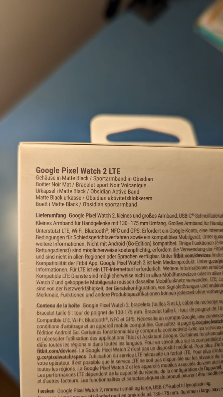 Google Smartwatch: Google Pixel Watch 2 LTE – Usato da Triesenberg venduto da ste_s5wz 5
