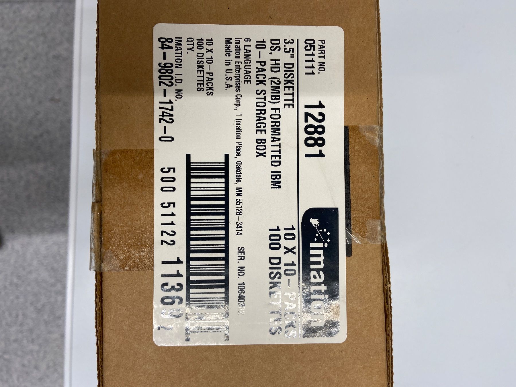 Dischetti: IMATION 2HD Disketten IBM-formatiert, 100 Stück, Original – Nuovo e nell'imballaggio originale da Alpnach Dorf venduto da elMulax 3