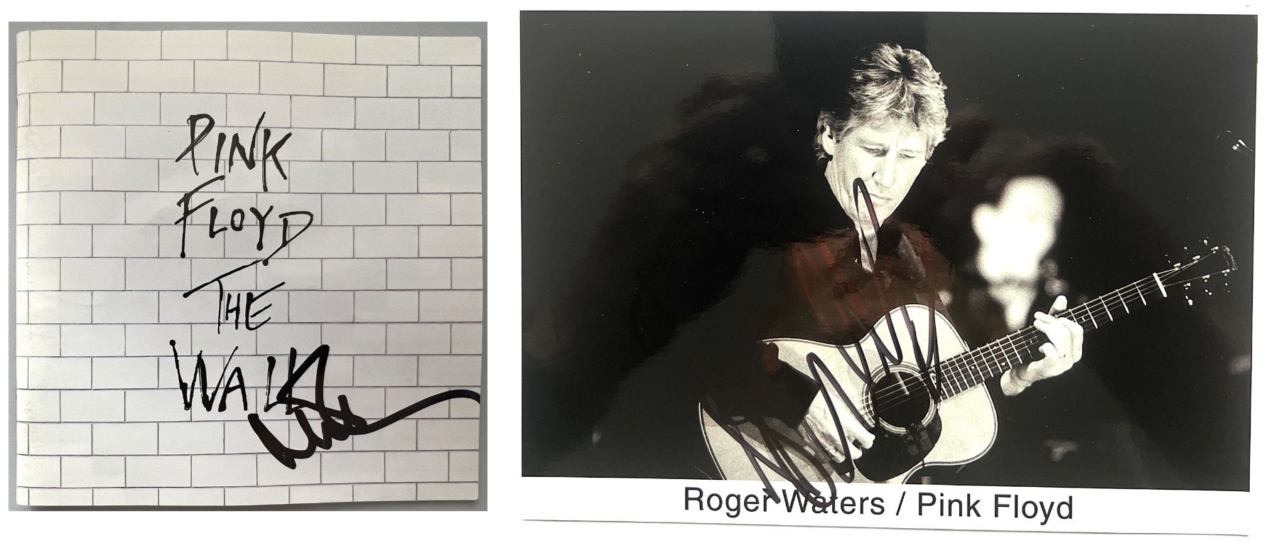 Autografi: PINK FLOYD Roger Waters & Nick Mason ORIGINAL AUTOGRAMME COA – Nuovo (secondo la descrizione) da Solothurn venduto da StarsInYourHome