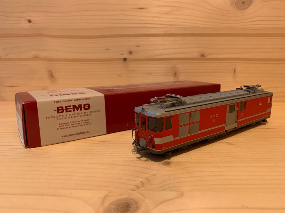 Bemo Modelleisenbahnen: BEMO BVZ Deh 4/4 24 OVP – Defekt aus Disentis/Mustér von Zbot28
