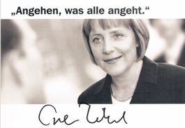 Angela Merkel Autogramm signiert Foto 10x15cm
