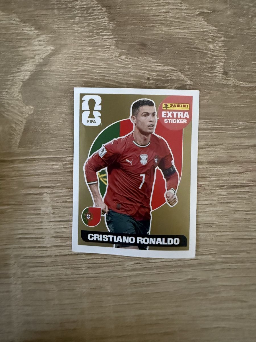 Panini Carte collezionabili: Cristiano Ronaldo Panini Extra Sticker  Gold – Nuovo e nell'imballaggio originale da Maienfeld venduto da Marija123