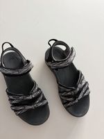 TEVA Tirra Trekkingsandale Gr. US 5, schwarz/weiss