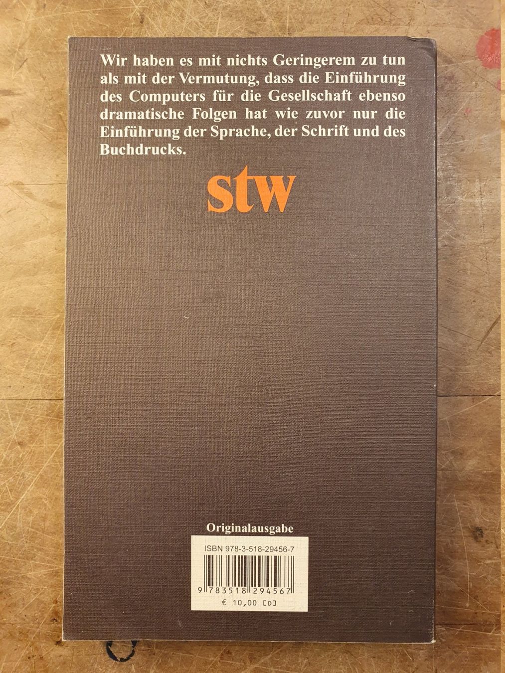 Libri: Studien zur nächsten Gesellschaft - Dirk Baecker – Usato da Zürich venduto da loosebone 5
