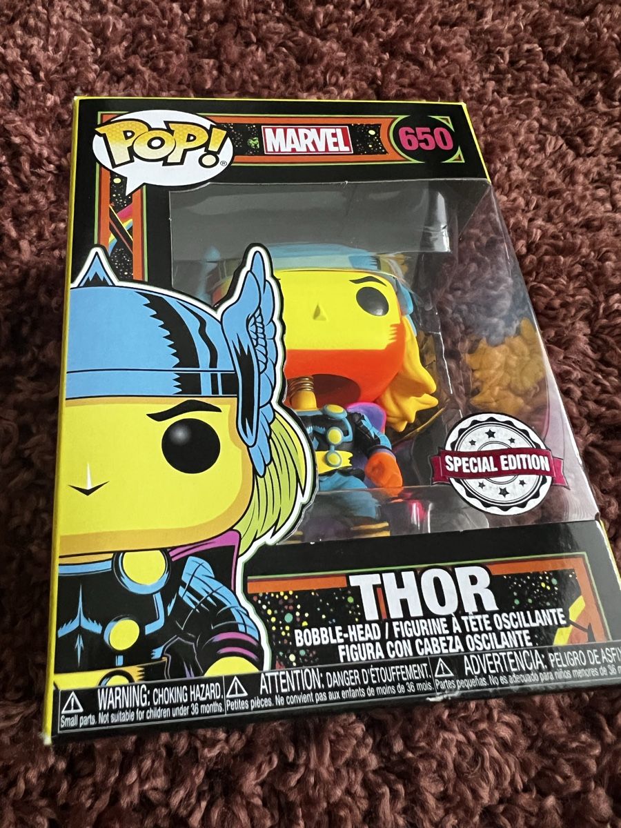 Funko Statuette: Thor Funko Pop Marvel #650 Thor Blacklight Special Edition – Usato da Gockhausen venduto da MariusWeber 2