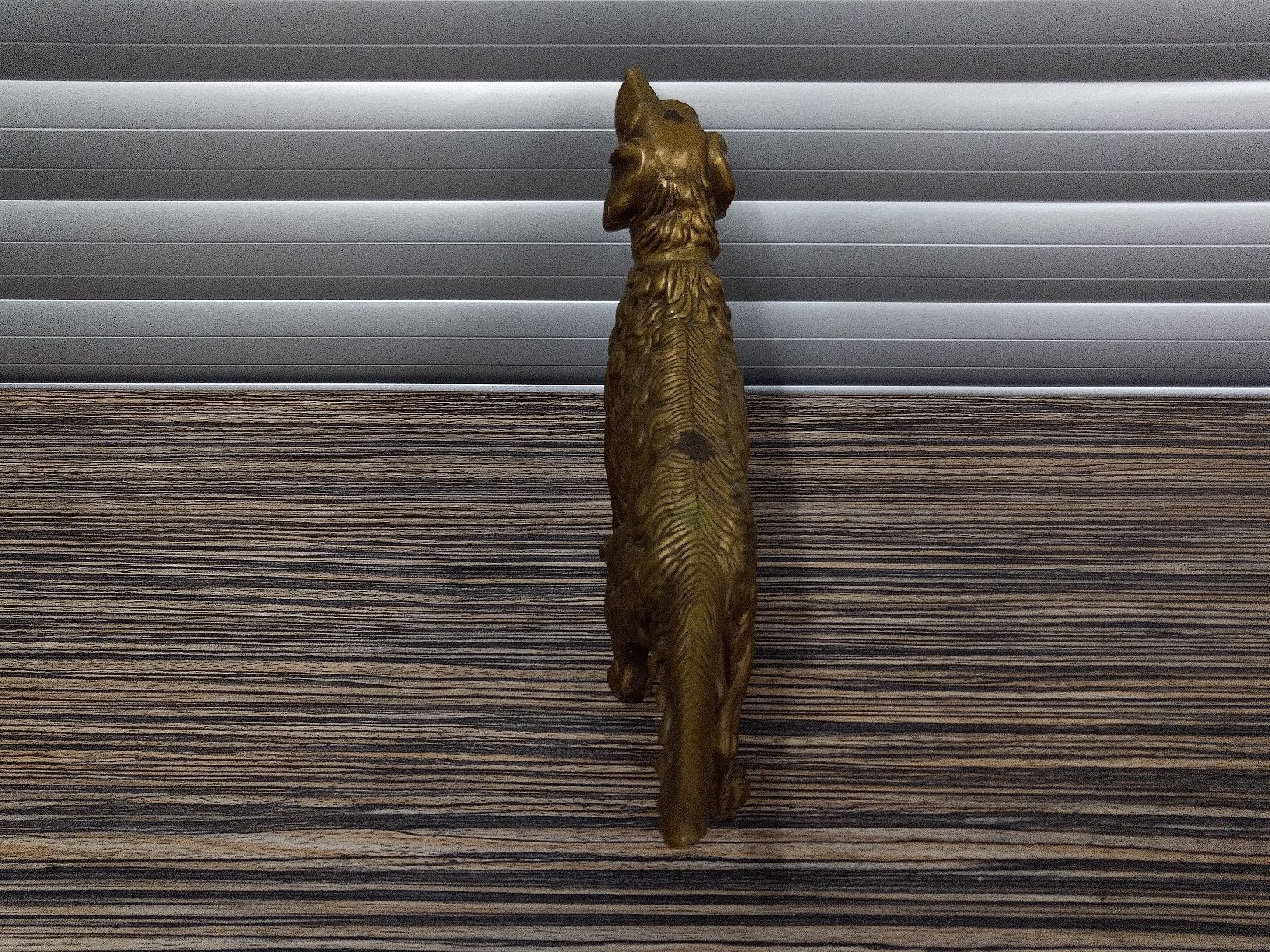 Statuette: Hund aus Messing / Vollmessing Hund Figur – Usato da Reiden venduto da Zofi-Brocki 4